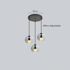 Dag - Modern Style Spherical Glass Pendant Lamp