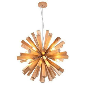 Dandelion - Wooden Pendant Light | Bright & Plus.