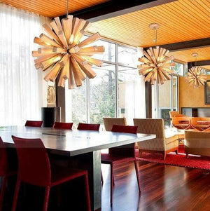 Dandelion - Wooden Pendant Light | Bright & Plus.