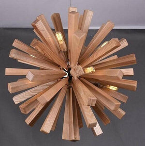 Dandelion - Wooden Pendant Light | Bright & Plus.