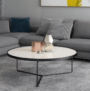 Darhk - Modern Nordic Round Coffee Table | Bright & Plus.