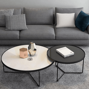 Darhk - Modern Nordic Round Coffee Table | Bright & Plus.