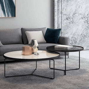 Darhk - Modern Nordic Round Coffee Table | Bright & Plus.