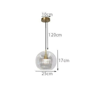 Dawn - Modern Nordic Double Layer Glass Pendant Light