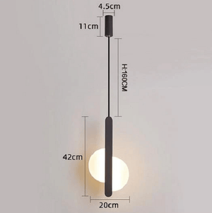 Declan - Modern LED Hanging Light | Bright & Plus.