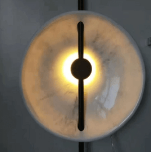 Dellar - Marble Art Deco Wall Lamp | Bright & Plus.