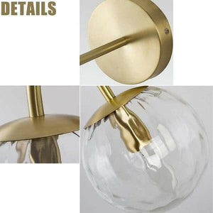 Deng - Deco Glass Ball Wall Light | Bright & Plus.