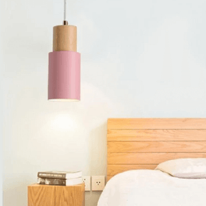 Designer Nordic Wooden Base Hanging Light | Bright & Plus.