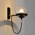 Dexter glass orb wall light | Bright & Plus.