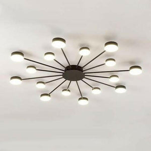 Drexel - Irregular Spoke Round Ceiling Light | Bright & Plus.