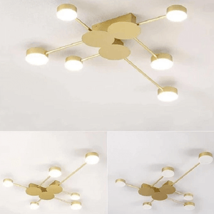 Drexel - Irregular Spoke Round Ceiling Light | Bright & Plus.