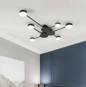 Drexel - Irregular Spoke Round Ceiling Light | Bright & Plus.