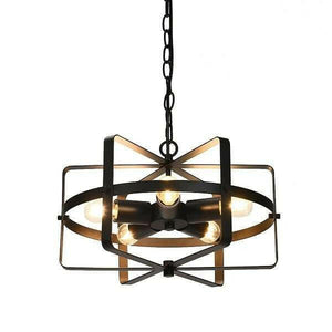 Drum - Metal Drum Shape Industrial Pendant Light | Bright & Plus.