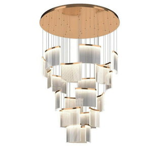 Duna - Modern Curved Acrylic Led Pendant Light