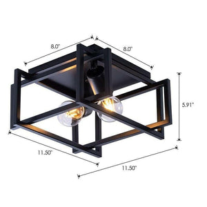 Dwin - Vintage Black Ceiling Lamp