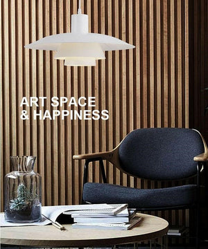 Ebbe - Modern White UFO Shaped Pendant Lamp