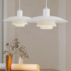 Ebbe - Modern White UFO Shaped Pendant Lamp