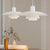 Ebbe - Modern White UFO Shaped Pendant Lamp