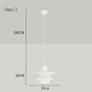 Ebbe - Modern White UFO Shaped Pendant Lamp