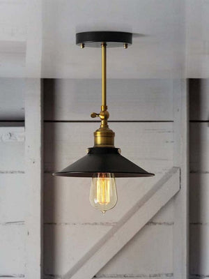 Ebbe - Vintage Industrial Ceiling Lamp black