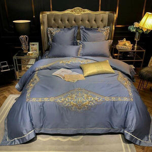 Efodia Ultra Egyptian Cotton Premium Embroidery Duvet Cover Set | Bright & Plus.