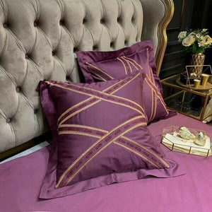 Efodia Ultra Egyptian Cotton Premium Embroidery Duvet Cover Set | Bright & Plus.