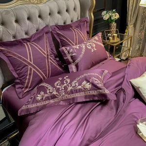 Efodia Ultra Egyptian Cotton Premium Embroidery Duvet Cover Set | Bright & Plus.