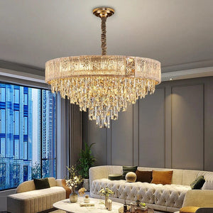 Even - Gold Crystal Chandelier