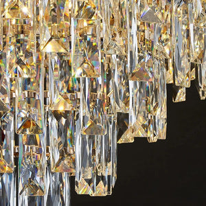 Even - Gold Crystal Chandelier