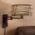 Franklin - Rustic Farmhouse Swing Arm Wall Lamp | Bright & Plus.