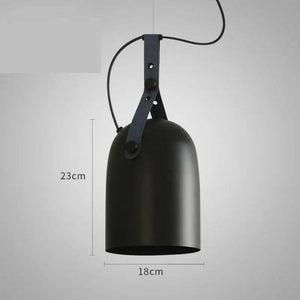 Fredd - LED Design Pendant with Loft Rounded Matal Lampshade