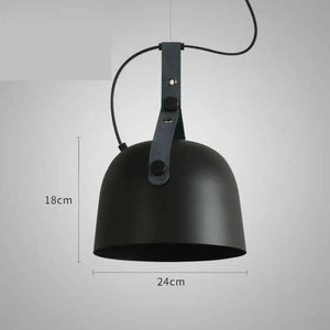 Fredd - LED Design Pendant with Loft Rounded Matal Lampshade