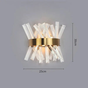 Halfdan - Luxury Crystal Wall Lamp