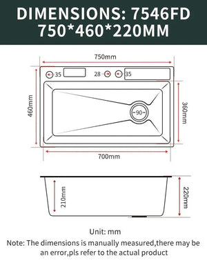 High Quality Stainless Steel Multifunctional Kitchen Sink