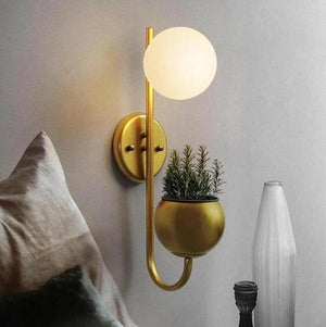 Hiram - Modern Nordic Planter Lamp | Bright & Plus.