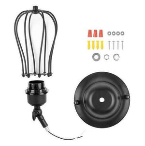 Industrial Droplet Cage Wall Lamp | Bright & Plus.