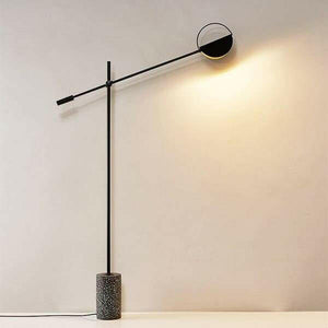 Irvetta - Scandinavian Stone Base Floor Lamp | Bright & Plus.