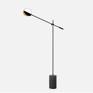 Irvetta - Scandinavian Stone Base Floor Lamp | Bright & Plus.