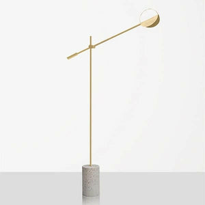 Irvetta - Scandinavian Stone Base Floor Lamp | Bright & Plus.