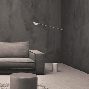 Irvetta - Scandinavian Stone Base Floor Lamp | Bright & Plus.