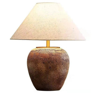 Jav - Aged Ceramic Table Lamp