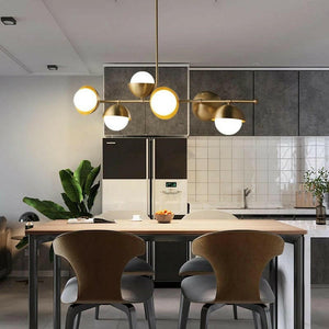 Jensen - Postmodern Nordic Full Copper Chandelier