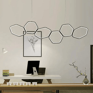 Jocasta - Art Deco LED Geometric Chandelier | Bright & Plus.