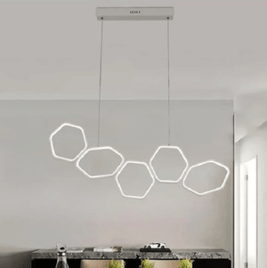 Jocasta - Art Deco LED Geometric Chandelier | Bright & Plus.