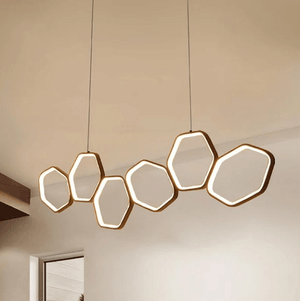 Jocasta - Art Deco LED Geometric Chandelier | Bright & Plus.