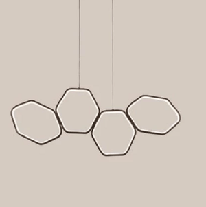 Jocasta - Art Deco LED Geometric Chandelier | Bright & Plus.