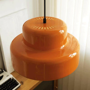 Kadri Retro Orange LED Pendant Light