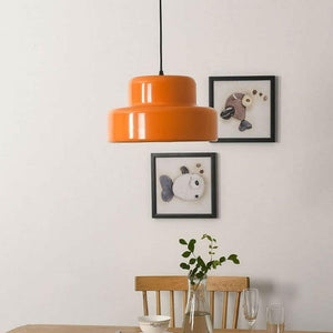 Kadri Retro Orange LED Pendant Light