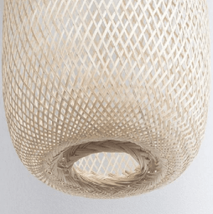 Kanya - Compressable Bamboo Pendant Light | Bright & Plus.