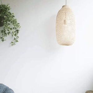 Kanya - Compressable Bamboo Pendant Light | Bright & Plus.